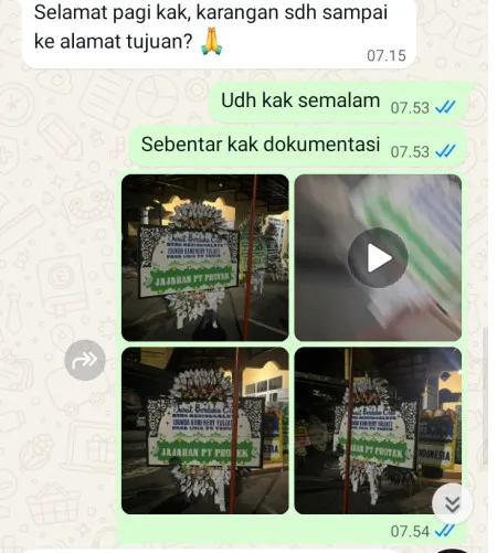 Pengiriman Papan Bunga Selamat Cluster Alegria Bsd