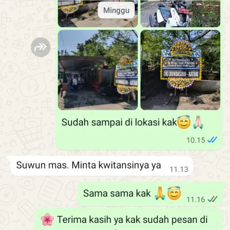 Pengiriman Papan Bunga Duka Cluster Alegria Bsd