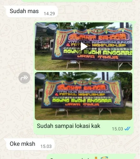 Pengiriman Papan Bunga Cluster Alegria Bsd
