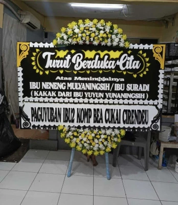 Papan Bunga di Cluster Alegria Bsd